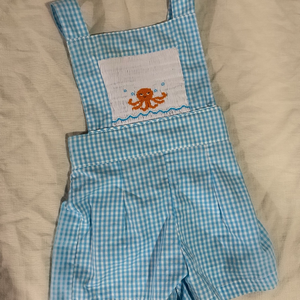 The Bailey Boys Smocked one piece